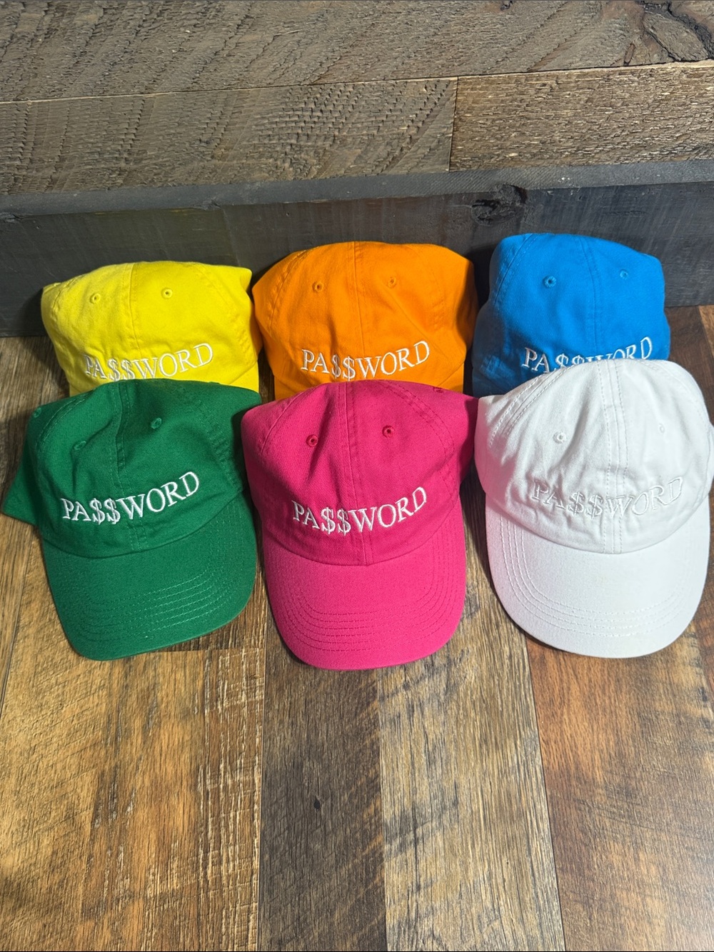 GUESS x ASAP Rocky PA$$WORD Baseball Hat Bundle